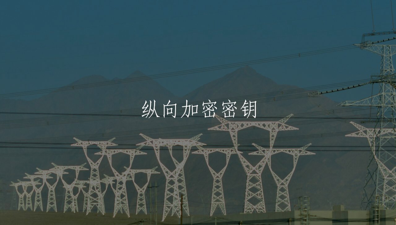 纵向加密密钥 核心概念图