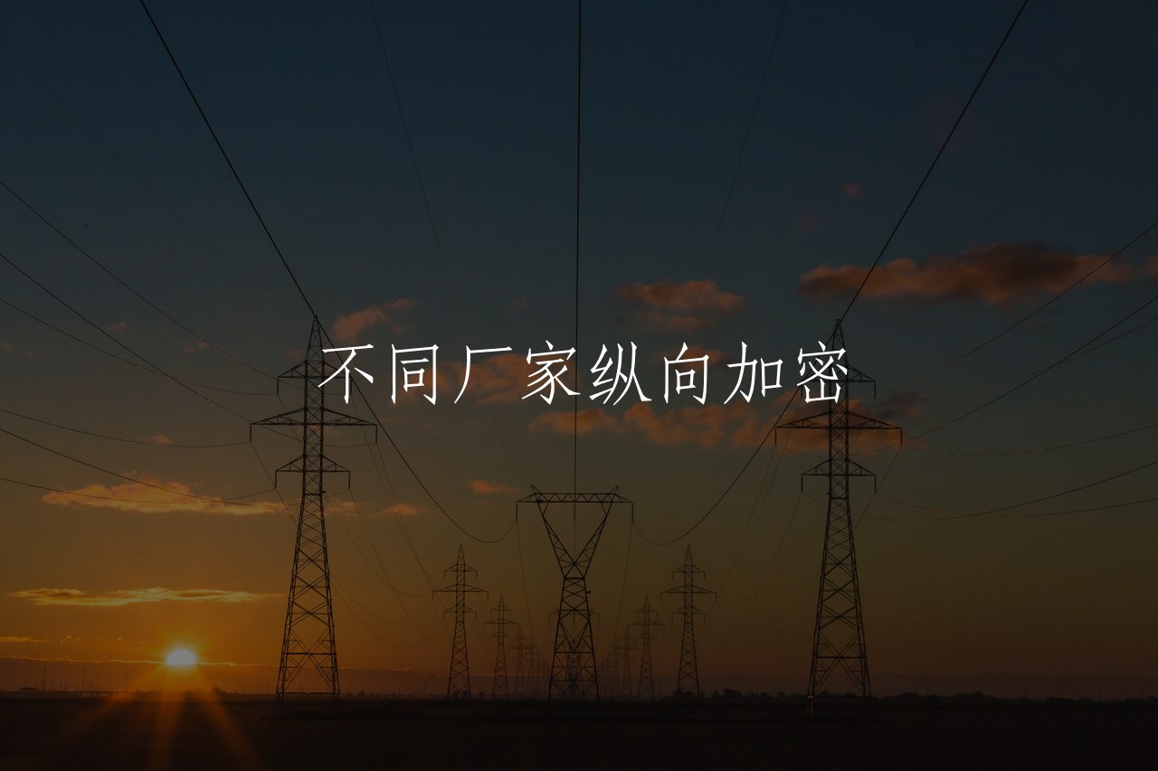 不同厂家纵向加密 核心概念图