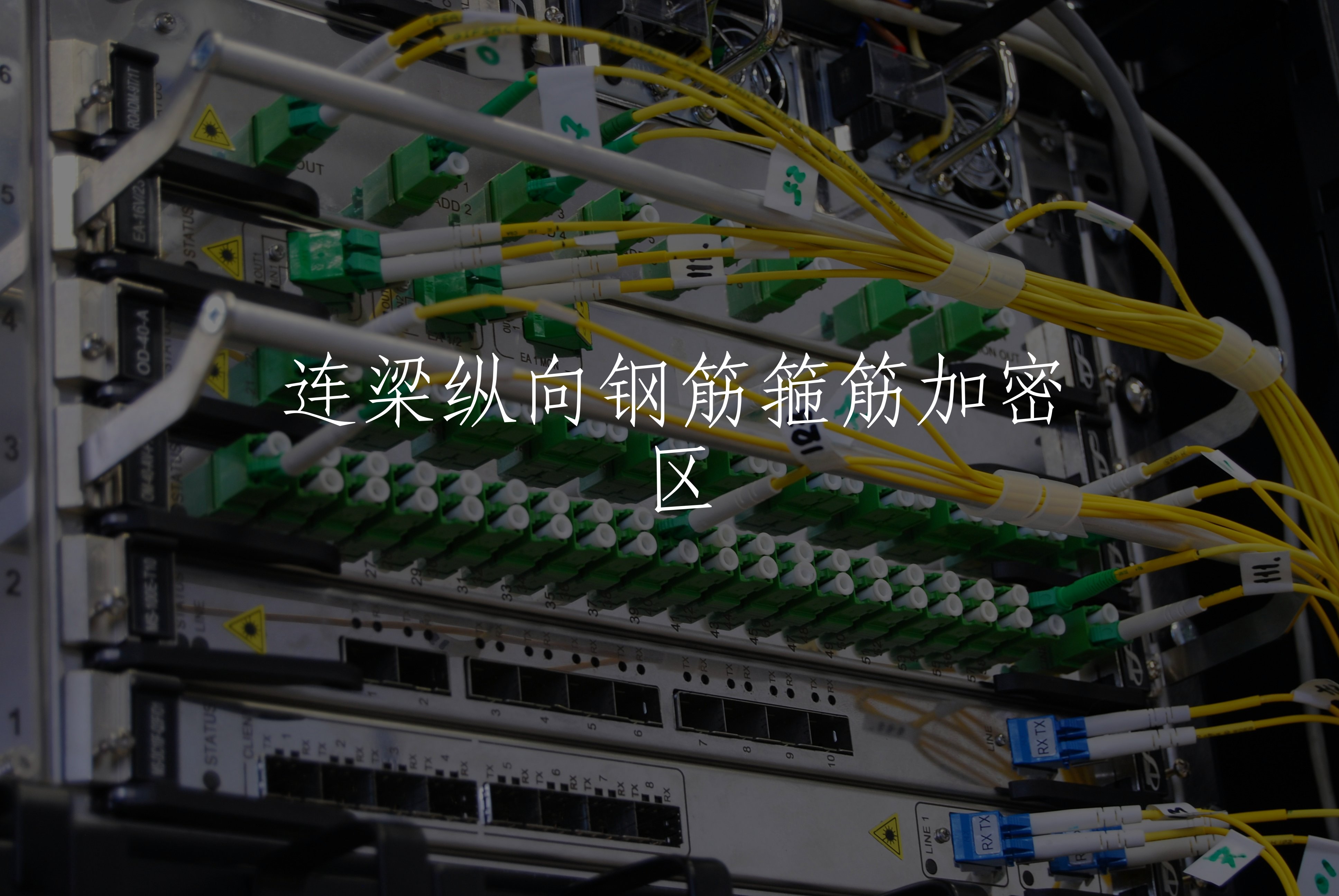 连梁纵向钢筋箍筋加密区 核心概念图