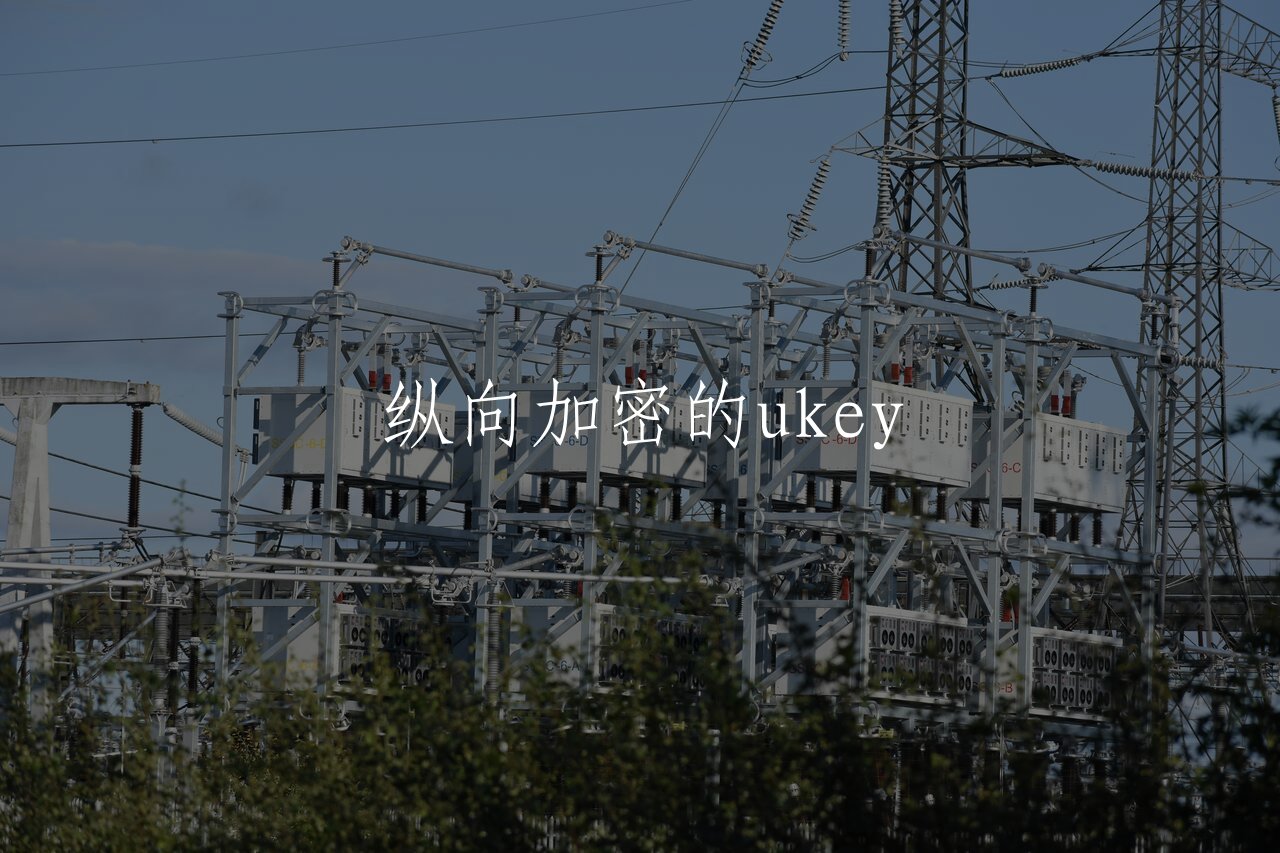 纵向加密的ukey 核心概念图