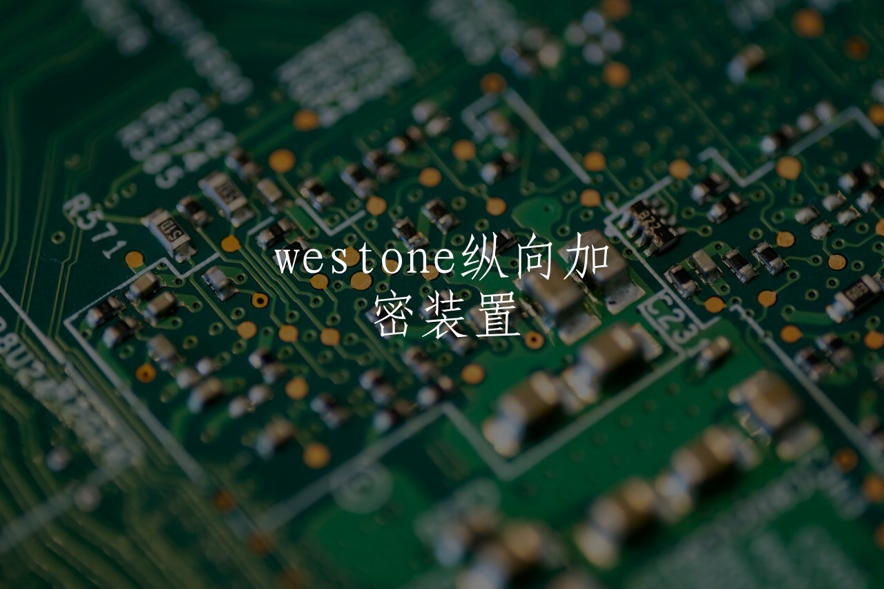 westone纵向加密装置 核心概念图