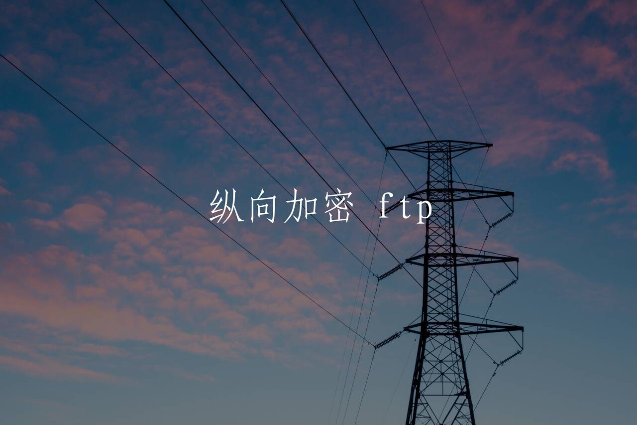 纵向加密 ftp 核心概念图