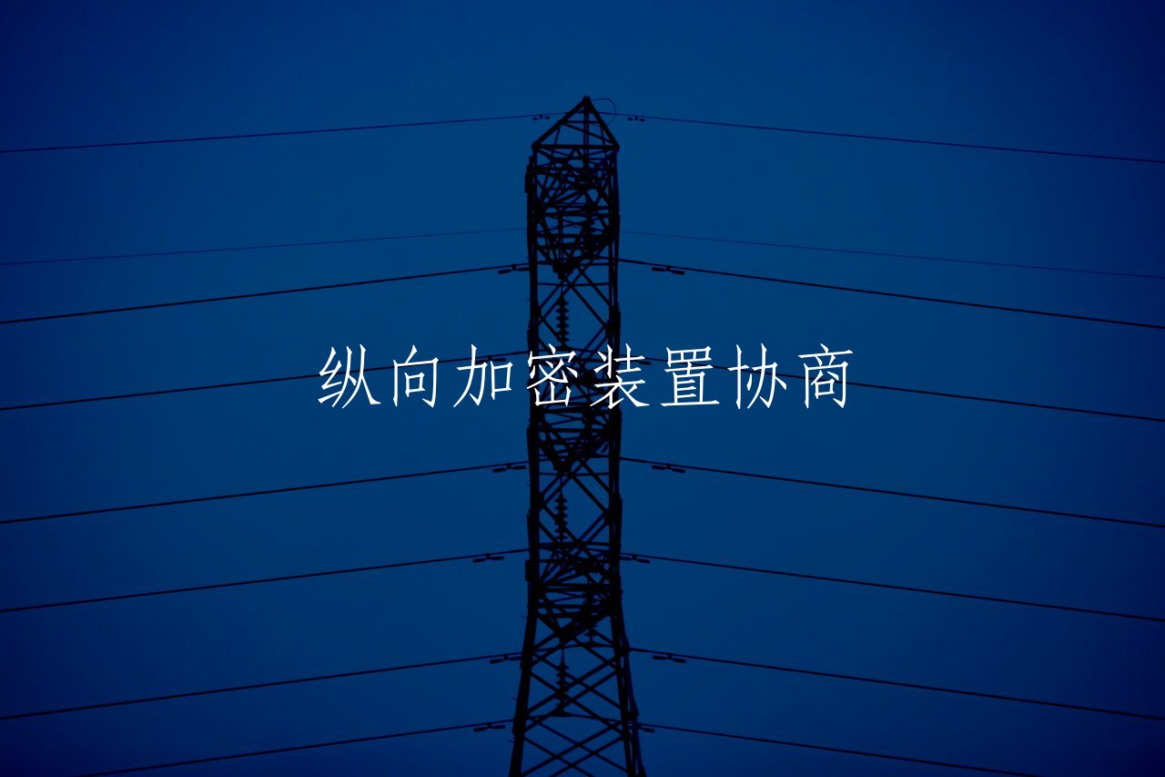 纵向加密装置协商 核心概念图