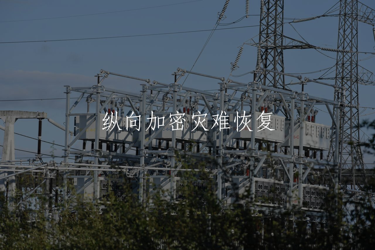 纵向加密灾难恢复 核心概念图