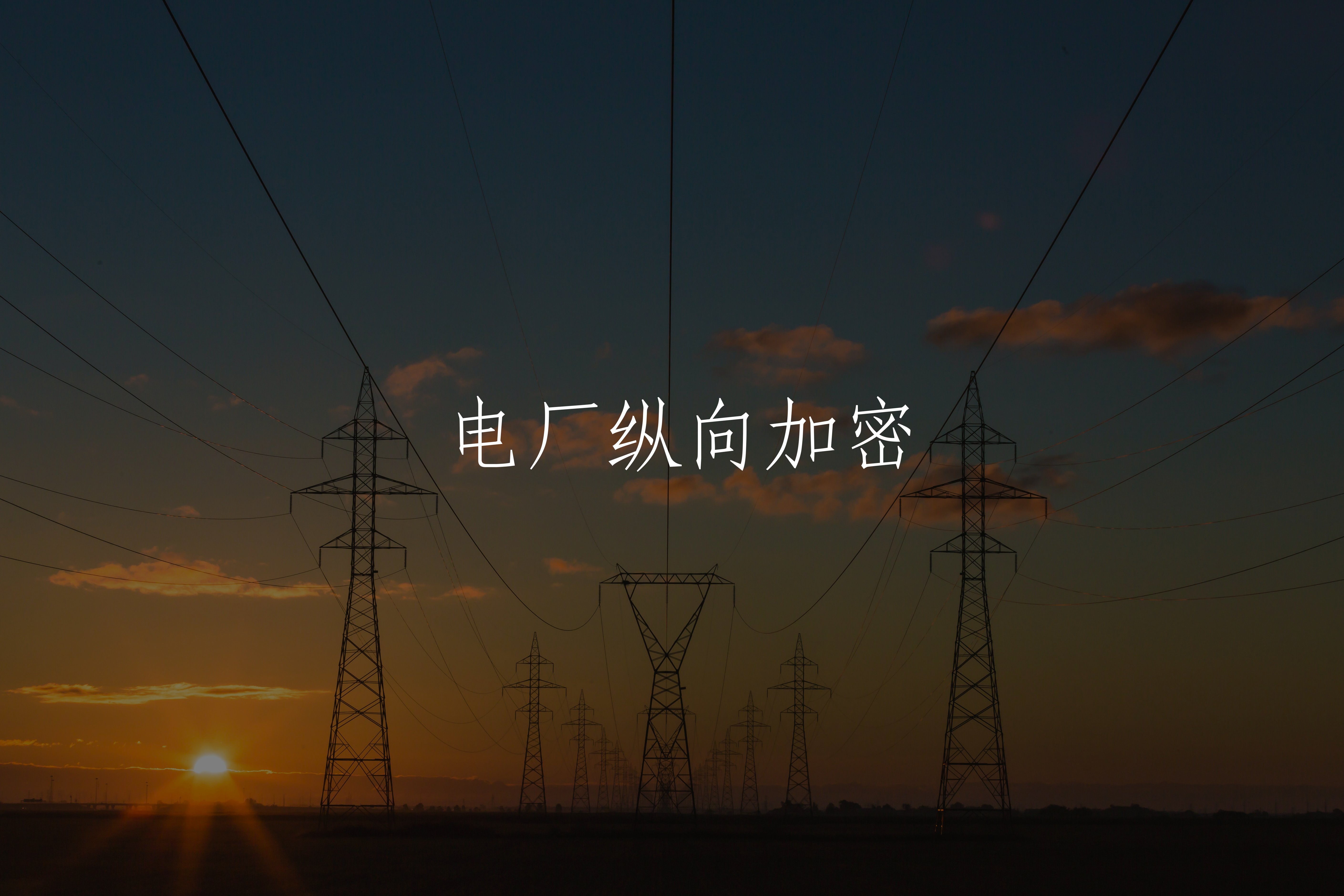电厂纵向加密 核心概念图
