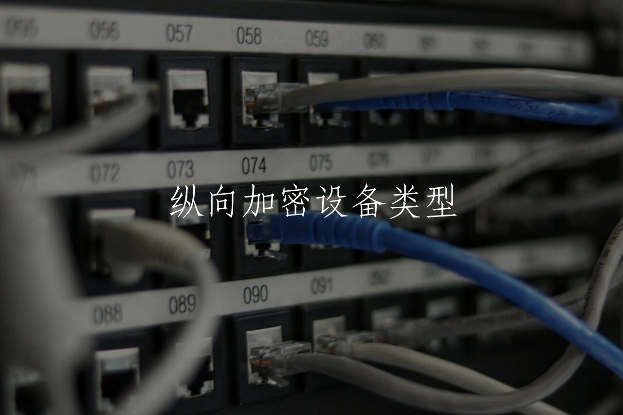 纵向加密设备类型 核心概念图