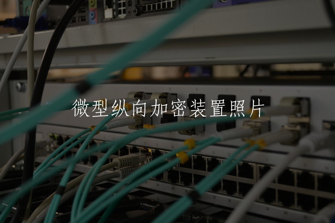 微型纵向加密装置照片 核心概念图