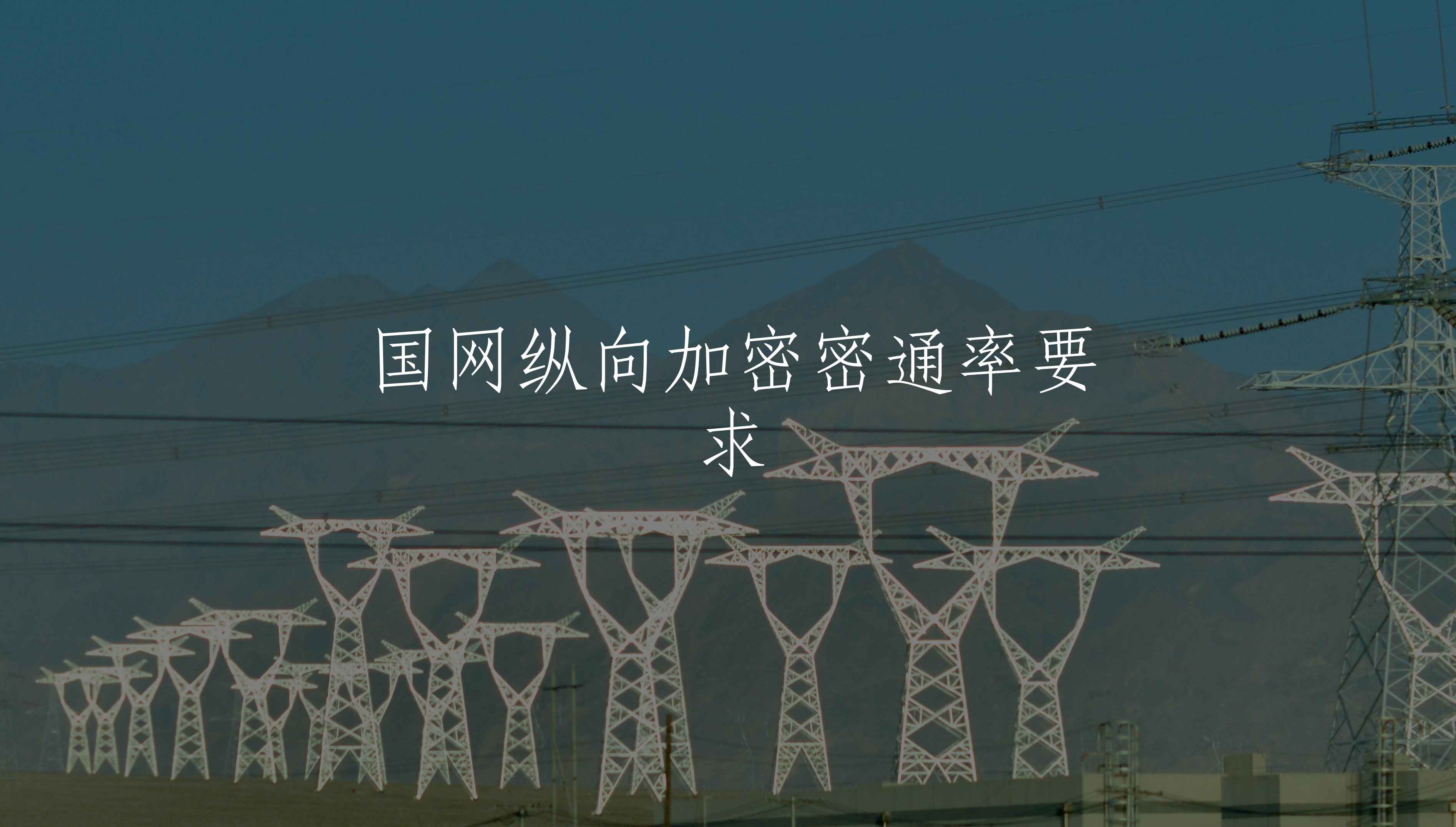 国网纵向加密密通率要求 核心概念图