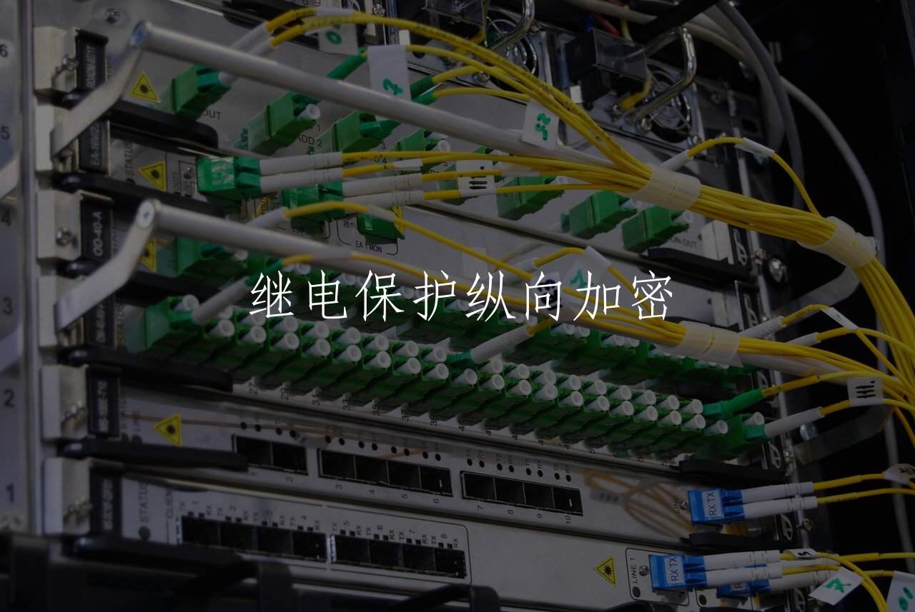 继电保护纵向加密 核心概念图