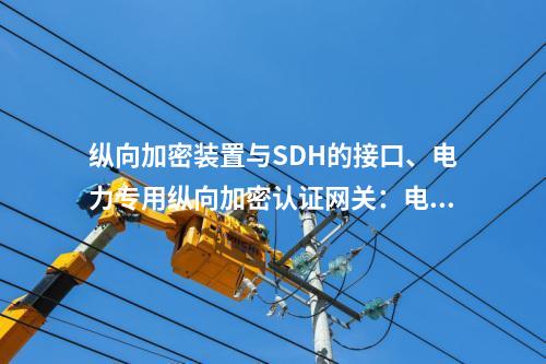 调度数据网屏与SDH的接口、电力专用二次安防设备屏：电力系统的卫士