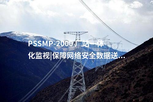 PSSMP-2000 厂站一体化监视|保障网络安全数据送达