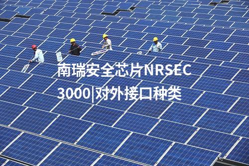 南瑞安全芯片NRSEC3000|对外接口种类