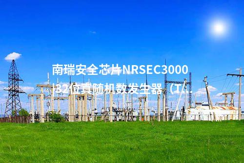 南瑞安全芯片NRSEC3000|32位真随机数发生器（TRNG）