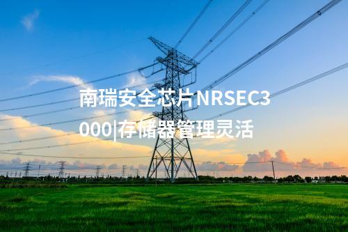 南瑞安全芯片NRSEC3000|存储器管理灵活