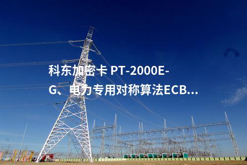 科东加密卡 PT-2000E-G、电力专用对称算法ECB模式接口的支持