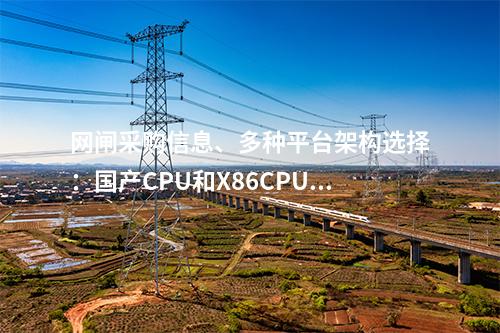 网闸采购信息、多种平台架构选择：国产CPU和X86CPU的网闸型号