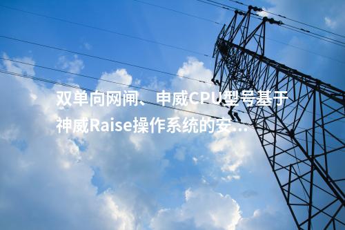 双单向网闸、申威CPU型号基于神威Raise操作系统的安全性优势